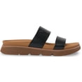 thumbnail image 2 of Reef Women's Vista Luxe Thea Platform Slide Sandal Black/Tan 7.5M, 2 of 5