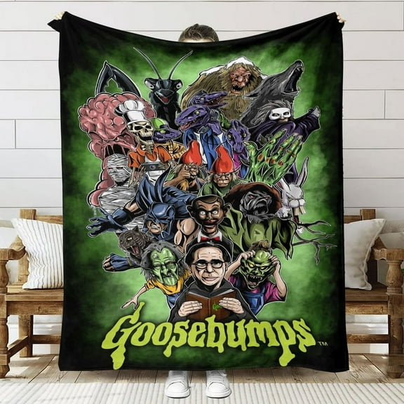 Goosebumps Throw Blanket Gifts for Fans Lover Girls Boys Women Present Hoodie Him Bed 60"x80"