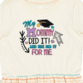 thumbnail image 4 of Inktastic My Mommy Did It and She Did It for Me with Graduation Cap Girls Toddler Dress, 4 of 5