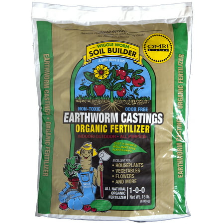 Unco Industries Wiggle Worm Soil Builder Earthworm Castings Organic Fertilizer,