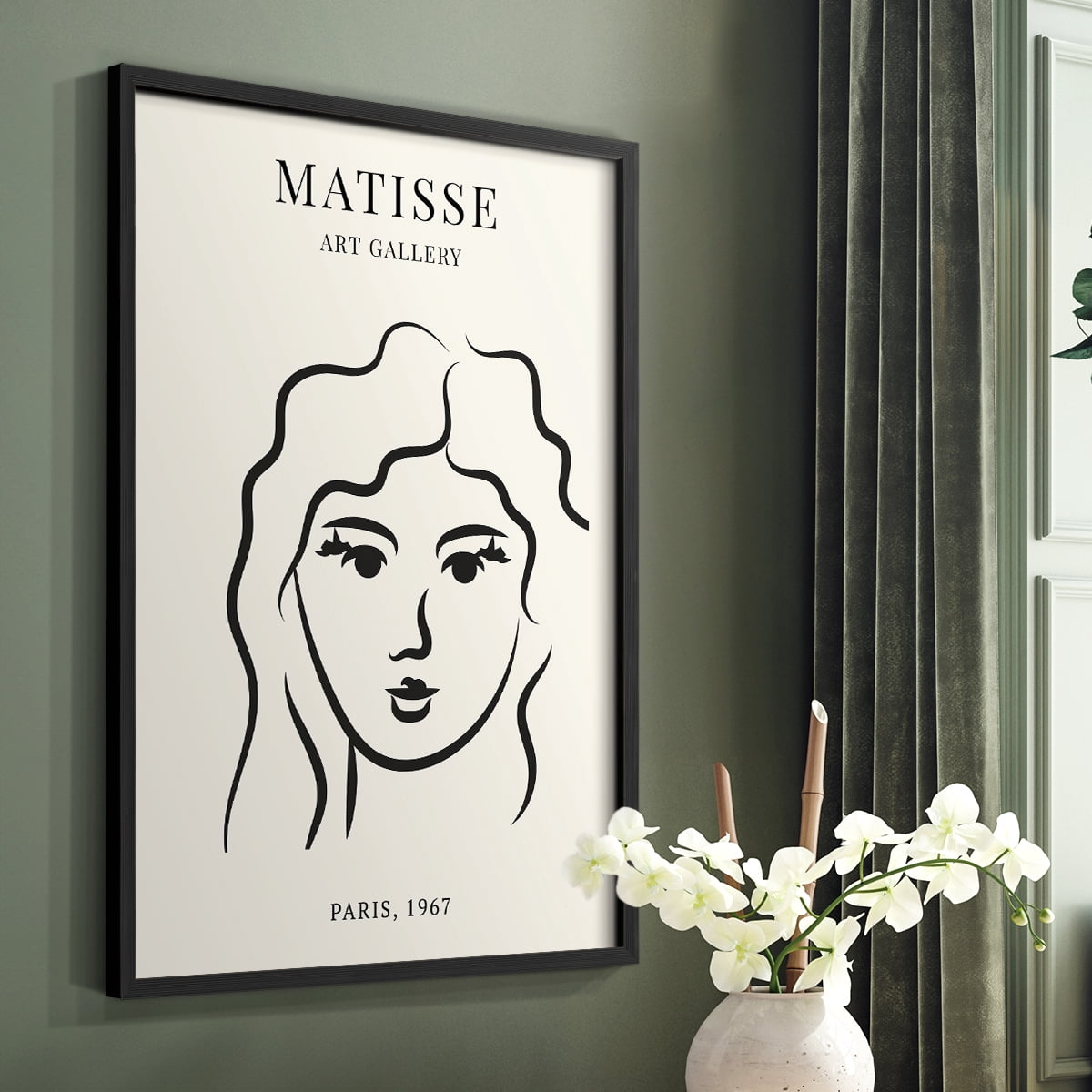 Matisse LXX Framed Print - Solid Wood