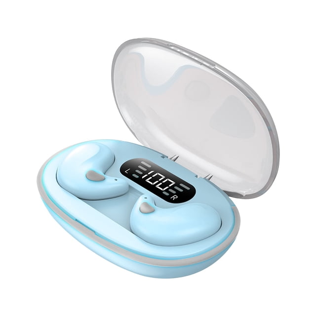 Auriculares Bluetooth Pisexur para hombre, intraaurales, compactos, para dormir, con batería de larga duración, para niños y organizador de electrónica.