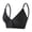 Black, variant on Womens Front Closure Bras with Paded Trend V Neck Cami Bralettes Dailywear(Black/Free Size)