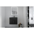 thumbnail image 5 of Nile 24" Black Wood Floating Vanity with Black Top and Black Trim, 5 of 10