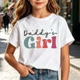 thumbnail image 2 of SDNall Girls Letter Print T Shirt, Crew Neck Cotton Tops, Girl Casual Short Sleeve Tees, Graphic Summer Shirts Sizes 2-12 Years, 2 of 7