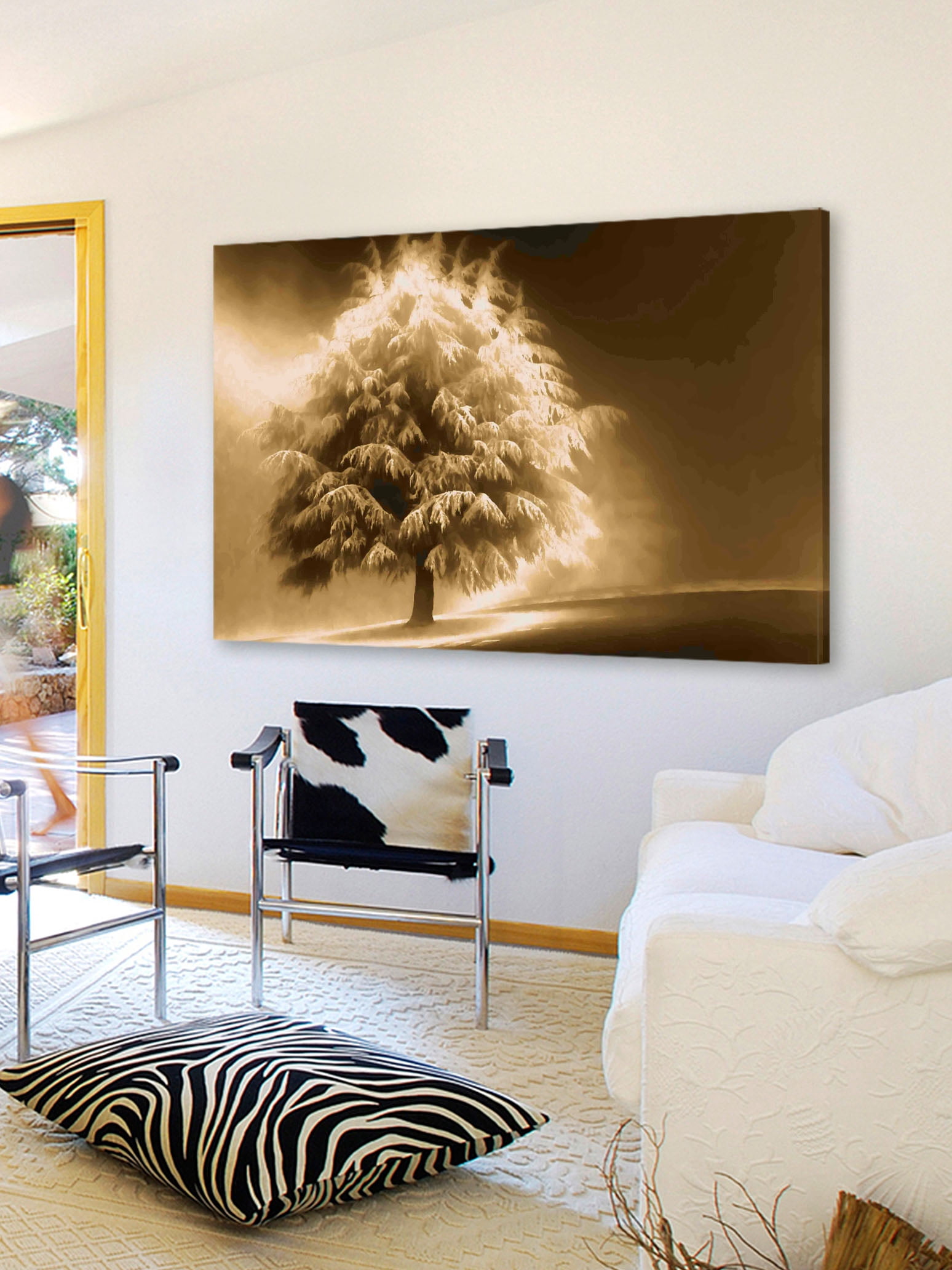 "Enlightened Tree" Painting Print on Wrapped Canvas