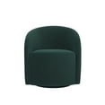thumbnail image 2 of Lifestyle Solutions Briars Art Deco Style Swivel Accent Chair, Green Velvet, 2 of 7
