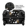 thumbnail image 4 of Disketp Honey Bees At Night Elastic Travel Luggage Cover Travel Suitcase Protective Cover For Trunk Case Apply To 18''-32'' Suitcase Cover (Luggage not included)-Medium, 4 of 9