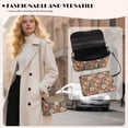 thumbnail image 3 of Pzuqiu Flowers Women Leather Crossbody Bag Trendy Craftsmanship Leather Quilted Shoulder Bag with Chain Strap Lightness Practical Fashion for Party and Special Occasions, 3 of 7