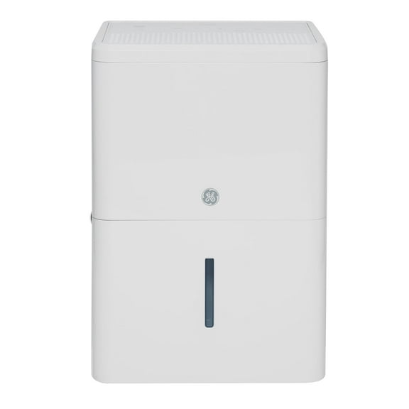 GE® 25 Pint Portable Dehumidifier, Covers up to 400 sq. ft., with Smart Dry for Damp Spaces