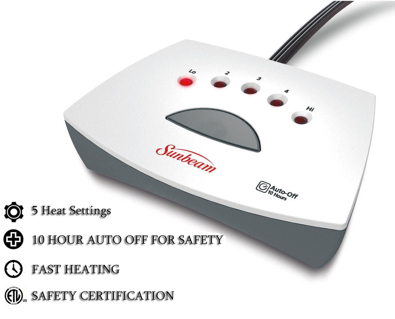 Sunbeam heated blanket control blinking hot sale