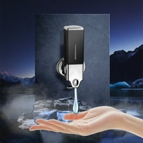 Bathroom Wall Mounted Soap Dispenser, Kitchen Home Hanging Shower Gel Box Bottle, Plastic With Metal Tie Rod, Large Capacity, Easy To Refill, Space Saving