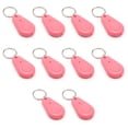 thumbnail image 2 of Jumpingount 10 Uds llavero Simple sólido en forma de gota llaves anillo colgante botón claro adorno navideño bolsas mujeres hombres multifunción Ropa, zapatos y accesorios Miscelánea Rojo Jumpingount AP014405-02, 2 of 6