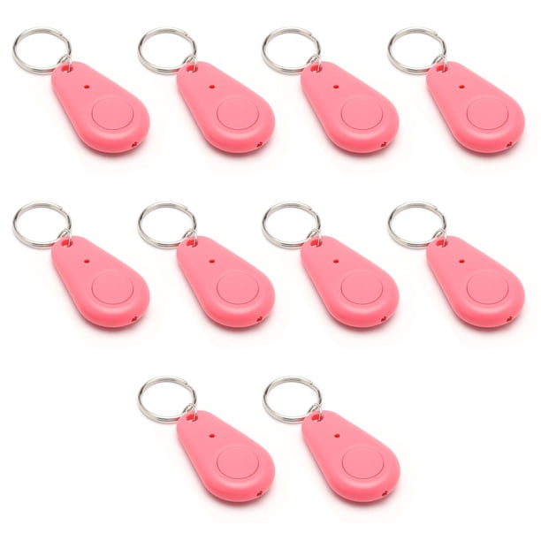 Jumpingount 10 Uds llavero Simple sólido en forma de gota llaves anillo colgante botón claro adorno navideño bolsas mujeres hombres Ropa, zapatos y accesorios Miscelánea Rojo