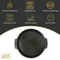 thumbnail image 2 of Thyme & Table 14" Non-Stick Pizza Pan - Black, 2 of 8
