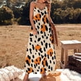 thumbnail image 2 of Leopard Print Pattern Sleeveless Dress Woman Fashion Long Dresses Women's Summer Suit Dress Summer 2025 Women, 2 of 7
