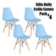 thumbnail image 1 of Set de Sillas Moblüx Deco Estilo Eames Moderna Color Azul, 1 of 4