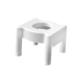 thumbnail image 2 of Seniors Squatting Toilet Stool Chair for Bathroom Rounded Edge Commode Stool White Hard Top, 2 of 8
