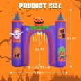 thumbnail image 4 of Castillo embrujado inflable ZPISF para decoración de Halloween, 1,7 m, 4 of 7