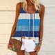 thumbnail image 1 of mfyjkho Camisetas Sin Mangas De Talla Grande, Blusa Camisola Informal Sin Mangas Con Cuello Redondo Y Estampado Para Mujer Tops Bohemios Para Mujer L, 1 of 5