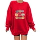 thumbnail image 2 of ICHUANYI Liquidación Mujeres Clásico Estampado de Halloween Cuello Redondo Manga Larga Suelta Sudadera Tops ICHUANYI WER202308171426, 2 of 7