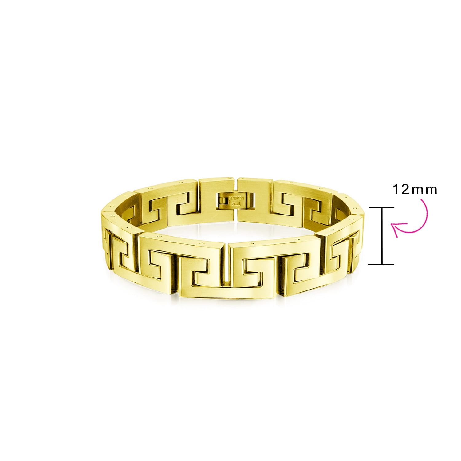 Gianni Versace Medusa 18K Gold Enamel Bangle Bracelet