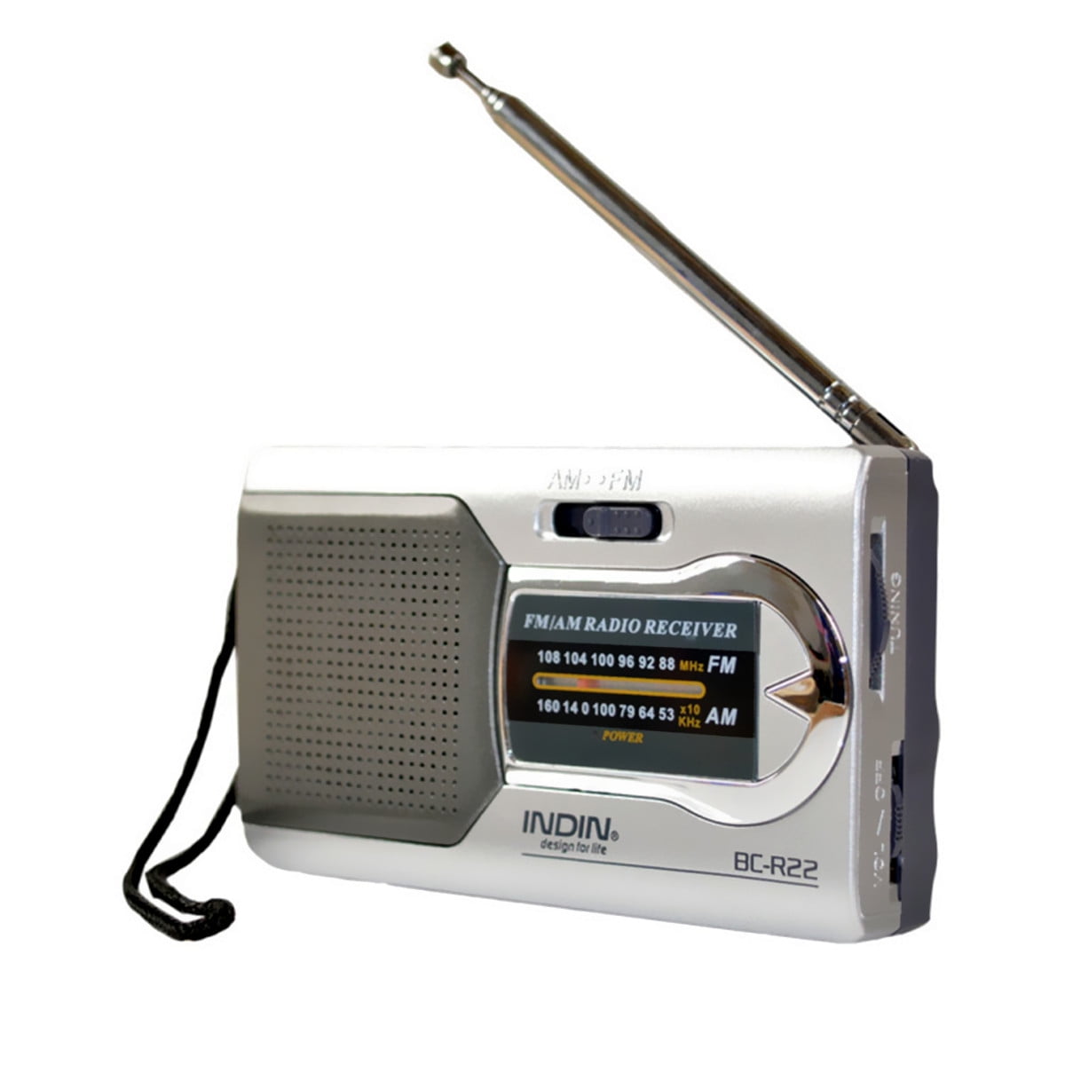 Mini Portable Pocket AM/FM Teleskop-Antenne Batteriebetriebene J1 