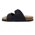 thumbnail image 2 of Women's Double Strap Genuine Leather Footbed Insole Flat Sandals, 2 of 5
