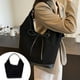 thumbnail image 2 of Bolsos De Cuero Para Mujer Bolsos Marrones Bolso De Ante Bolso Tote Holgado Bolso Tote De Ante Bolsos De Otoño Bolso De Mano, 2 of 7