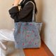 thumbnail image 3 of Bolso Mano Transporte Informal para Las Axilas Hombro Mezclilla Mujer Con Patrón Cereza Gran Capacidad, 3 of 9