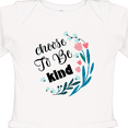 thumbnail image 4 of Inktastic Choose to Be Kind Girls Long Sleeve Baby Bodysuit, 4 of 5