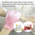 thumbnail image 5 of EvridWear Exfoliating Bath Gloves for Woman Girl 1 Pair Moderate (Pink), 5 of 11