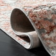 thumbnail image 5 of SAFAVIEH Shivan Alaina Abstract Distressed Area Rug, Ivory/Rust, 5'1" x 7'6", 5 of 8
