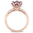 thumbnail image 4 of Everly Women's Amethyst 14K Rose Gold Engagement Ring, 4 of 8