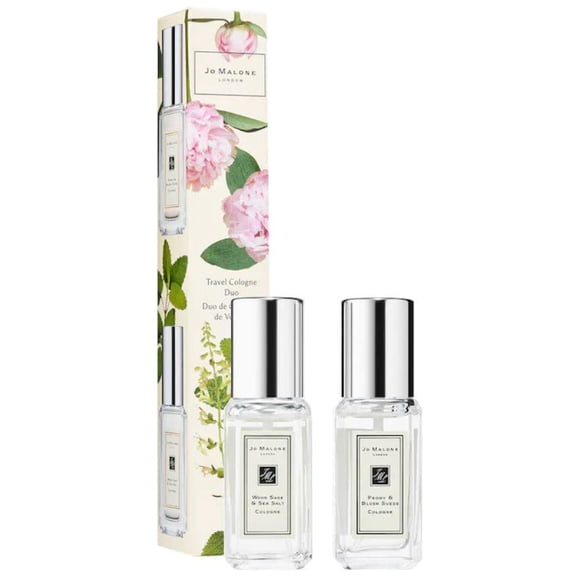 Jo Malone London Peony & Blush Suede and Wood Sage & Sea Salt Travel Cologne Duo