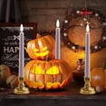 thumbnail image 4 of Juego de Velas LED 3D MIXALY Blancas con Temporizador y Candelabros Extraíbles, 4 of 7