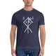 thumbnail image 1 of Camiseta de verano para hombre, camisa clásica de lobo nórdico, moda coreana, cuello redondo, 1 of 6