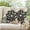 Black and Brown, variant on Sm:)e Navy Blue Yellow Waterproof Dahlia Floral Throw Pillow Covers 18x18 Inch Set of 2, Outdoor Farmhouse Decorative Square Cushion Cases for Patio, Living Room, Sofa, Bed