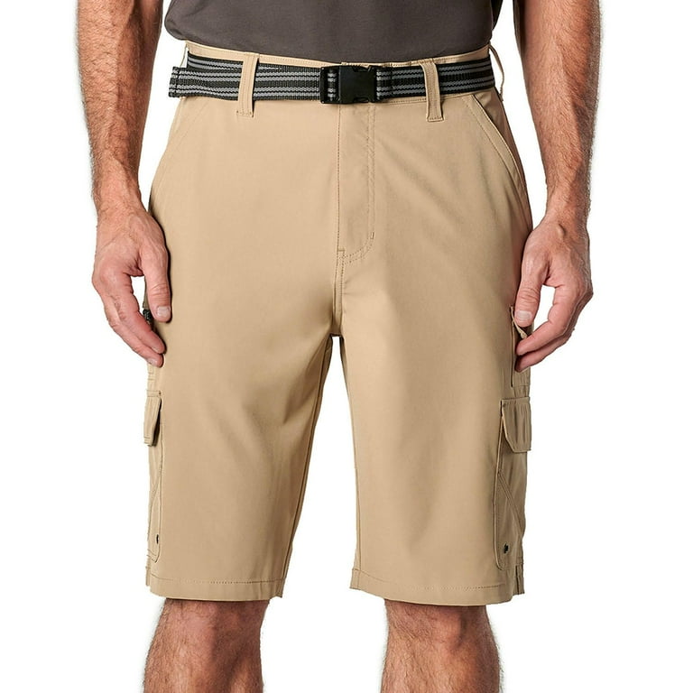 Iron Co Men's Lightweight Stretch Performance Cargo Shorts Iron Co Men's Lightweight Stretch Performance Cargo Shorts