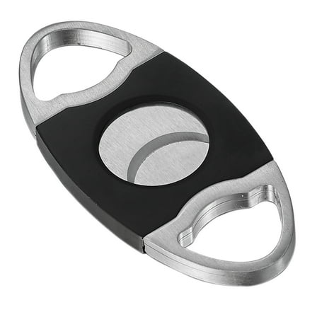 Visol Perfecto Black & Stainless Steel Double Blade Cigar Cutter