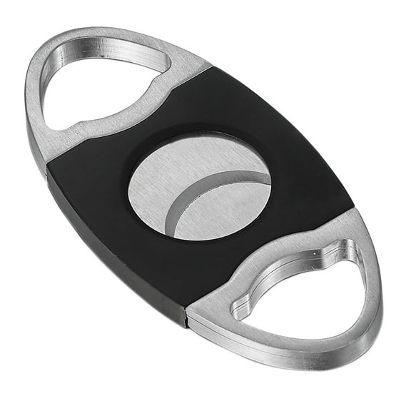 Visol Perfecto Black & Stainless Steel Double Blade Cigar Cutter
