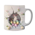 thumbnail image 2 of REK Easter Decor Rabbit Egg Hunt Mug For And Ready Glass Cup With Cute Bunny Design Ideal For Coffee Hot Chocolate, 2 of 6