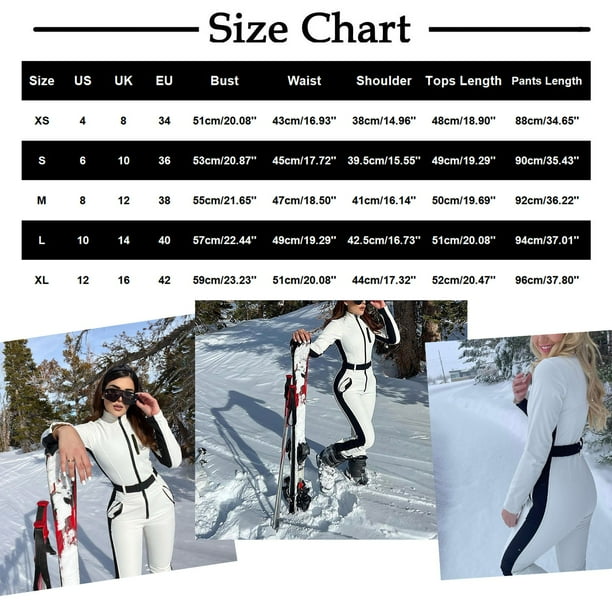 GZWYHT Rompers for Women Athletic Romper Womens Ski Suit Women