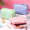 thumbnail image 4 of Bolsa de cosméticos Sanwuta Seersucker, bolsa de maquillaje, 3 unidades, para mujer, 4 of 7