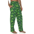 thumbnail image 3 of Fun Boxers Pantalons de Pyjama et de Détente Imprimés Chanceux pour Hommes, 3 of 4