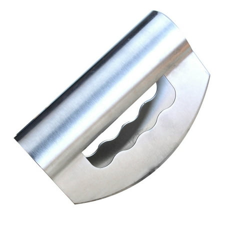 

NUOLUX Salad Chopper with Double Protective Covers Multipurpose Premium Stainless Steel Herb Chopper Mincing