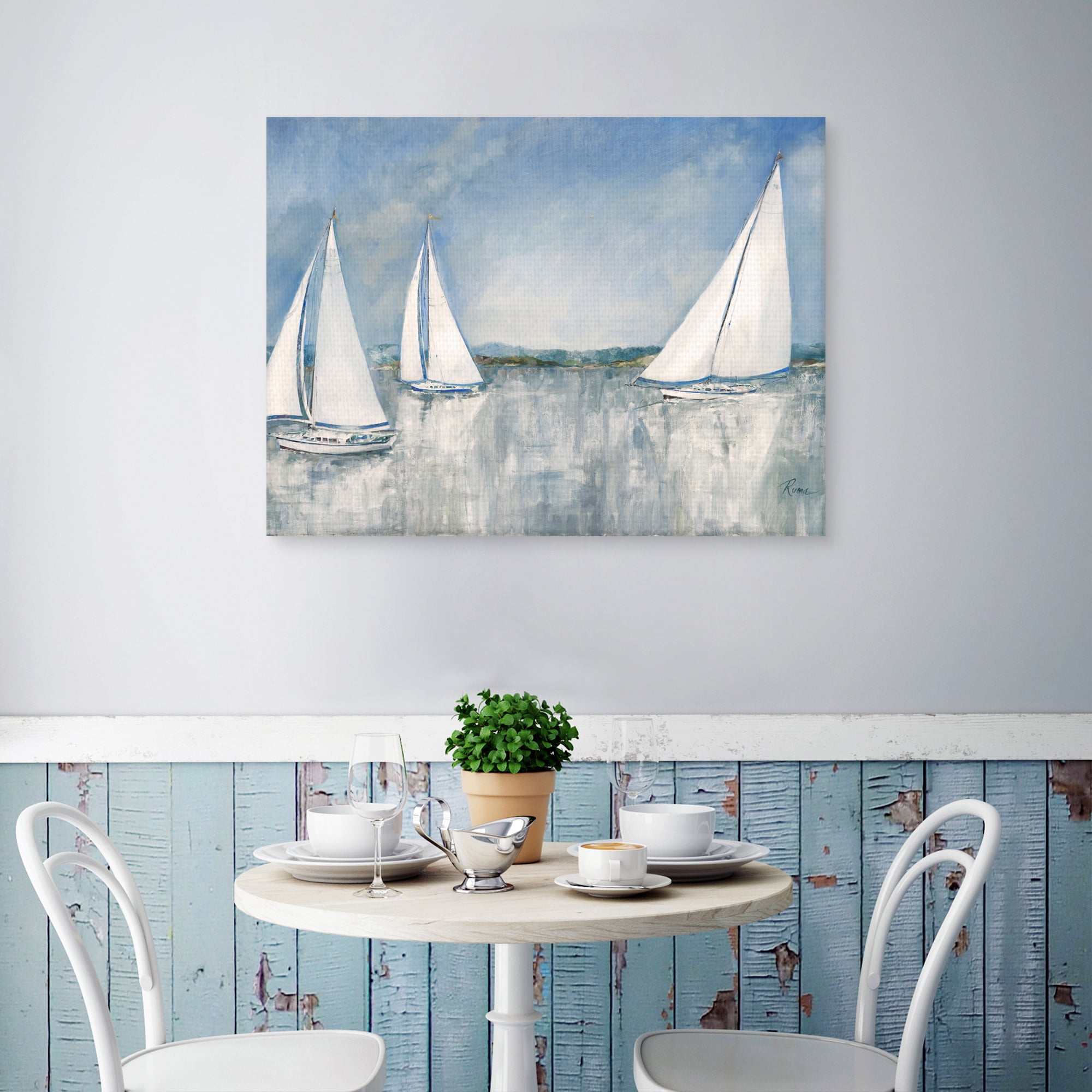 Catching the Breeze by Ruane Manning Canvas Art Print