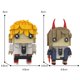 thumbnail image 1 of Moc-figuras de acción de hombre motosacionado, bloques de construcción de Denjis y Pochitas Brickheadz, modelo de Anime demoníaco, juguetes para niños, regalos, 1 of 4