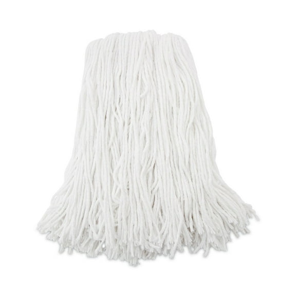Boardwalk Premium Cut-End Wet Mop Heads Rayon 16oz White 12/Carton 216RCT