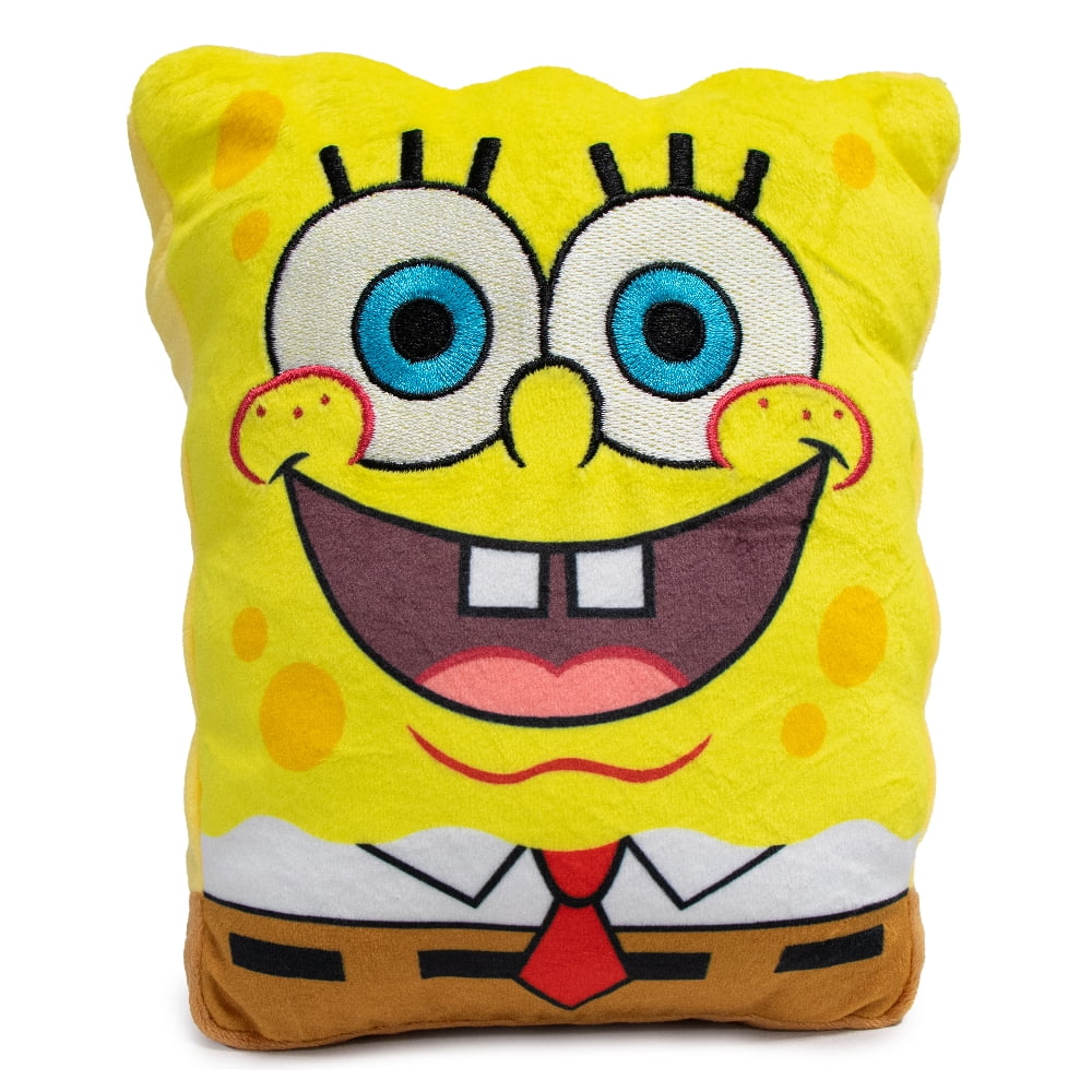 Nickelodeon Dog Toy, SpongeBob SquarePants Flat Pet Toy, Plush ...